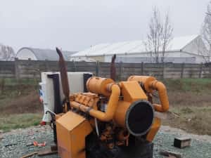 Generator electric industrial 100 kVA - Alternator Stamford - 2450 Ore lucrate - Import Olanda