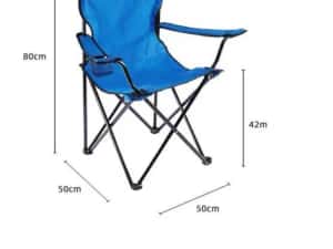 Scaun pliabil camping/ pescuit cu suport pahar culori diferite
