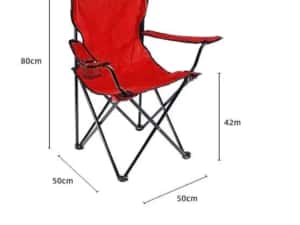 Scaun pliabil camping/ pescuit cu suport pahar culori diferite — miniatura 8