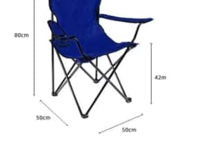 Scaun pliabil camping/ pescuit cu suport pahar culori diferite — miniatura 10