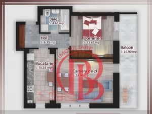 Apartament 2 camere-Decomandat-Terasa Generoasa Pallady