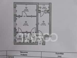 Apartament 3 camere etaj intermediar mobilat balcon zona Tiglari Sibiu — miniatura 9