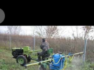 ERBICIDATOR PULVERIZATOR 125 l motocultor tractor atv 15 cp — miniatura 2