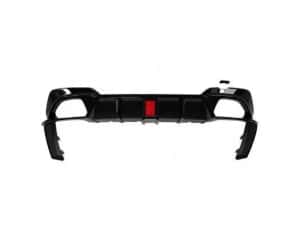 Difuzor LED cu Splitere Bara M BMW G20 G21, Evacuari Duble, 340 style — miniatura 2