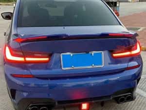 Difuzor LED cu Splitere Bara M BMW G20 G21, Evacuari Duble, 340 style — miniatura 4