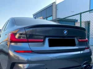 Difuzor LED cu Splitere Bara M BMW G20 G21, Evacuari Duble, 340 style — miniatura 5