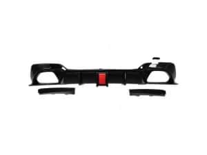 Difuzor LED cu Splitere Bara M BMW G20 G21, Evacuari Duble, 340 style — miniatura 10