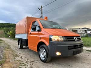VW T5 Transporter, 2011 Camioneta Lada 3m, 2.0 TDI-102 cp, Prelata — miniatura 2