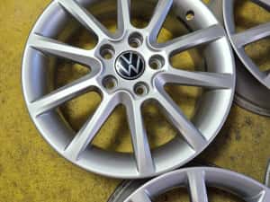 4 Jante Aliaj 5x112 16''  OEM VW Golf Passat Touran Sharan Caddy T-Roc — miniatura 4