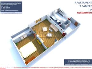 Apartament  2 camere , 50 metri, etaj parter Cod:162154 — miniatura 3