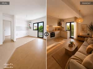 2 Camere + Grădină 35mp | Parcare inclusa | Încălzire în Pardoseală — miniatura 2