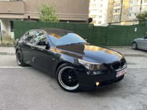 Bmw Seria 5 e60 525d M57 Full Piele Crem Trapa Memorii Bi-Xenon Navi Mare — miniatura 2