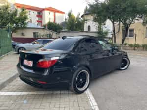 Bmw Seria 5 e60 525d M57 Full Piele Crem Trapa Memorii Bi-Xenon Navi Mare — miniatura 4