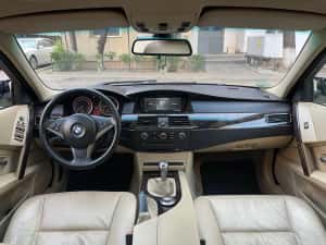 Bmw Seria 5 e60 525d M57 Full Piele Crem Trapa Memorii Bi-Xenon Navi Mare — miniatura 6