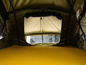 Cort de acoperiș auto CampTalk Whisper 160, pentru 3-4 persoane, 160x310 cm, 72 kg, Sky View, compatibil autovehicule mici SUV și 4x4 — miniatura 4