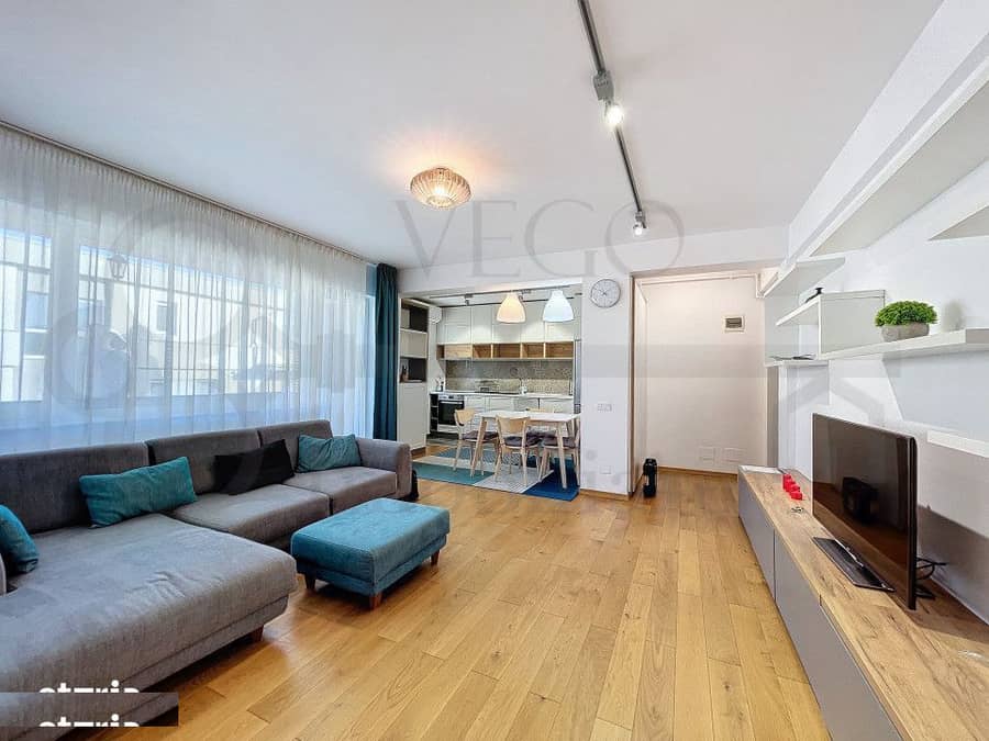Apartament 3 camere, bloc nou, 68 mp, parcare, zona Grand Hotel Italia — fotografie 1 din 6