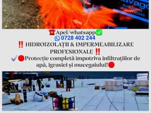 Hidroizolații / izolații  / terase / reparații acoperișuri — miniatura 9