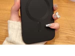 Iphone 16 16 PRO 16 PLUS 17 PRO MAX - Husa Magnetica Ultra Slim Neagra — miniatura 5