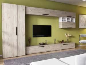 Living Pati 076 - Mobila Sufragerie Stejar + Alb — miniatura 4