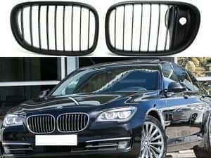 Grile BMW F01 / F02 /F03 /F04 LCI (12-16) negru lucios cu loc camera — miniatura 9