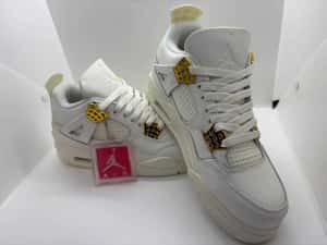 Nike Air Jordan 4 Sail Metallic Gold 36-38 — miniatura 2