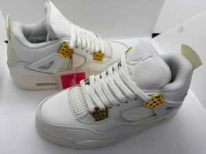 Nike Air Jordan 4 Sail Metallic Gold 36-38 — miniatura 5
