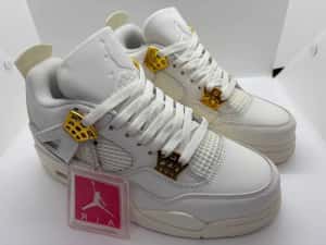 Nike Air Jordan 4 Sail Metallic Gold 36-38 — miniatura 8