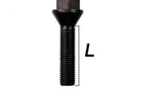 Prezoane negre jante aliaj M14x1.5 VW, Seat, Skoda, Audi, Mercedes — miniatura 5