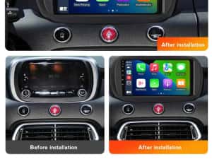 Navigatie Android 14 FIAT 500X  1/8 Gb Waze CarPlay + CAMERA — miniatura 8