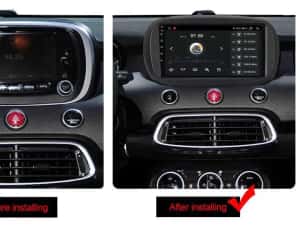 Navigatie Android 14 FIAT 500X  1/8 Gb Waze CarPlay + CAMERA — miniatura 9