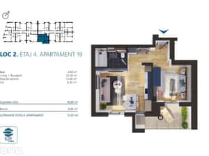 Apartament 2 camere | TORONTALULUI — miniatura 4