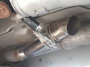 Evacuare inox cu clapeta CUT OUT 63mm 76mm — miniatura 6