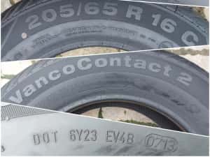O bucată 205/65 R16C vară - una Semperit Continental — miniatura 8