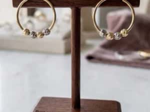 Cercei aur 14k 2.46gr (AG.7) — miniatura 3