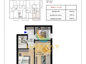 Pallady 2 camere decomandat 58 mp la 15 min. metrou N.Teclu — miniatura 4