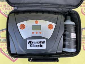 Compresor auto umflat roti Arnold Clark kit pana 12 V afisaj digital — miniatura 4