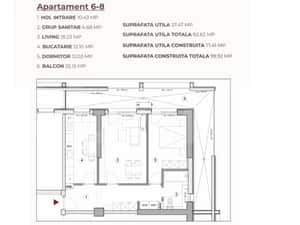 Apartament 2 camere, 82.62 mp, ansamblu 0% Comision Achizitie, Calea S — miniatura 3