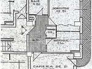 2 camere Dorobanti decomandat, an 1979, metrou, 52 mp, reabilitat — miniatura 6