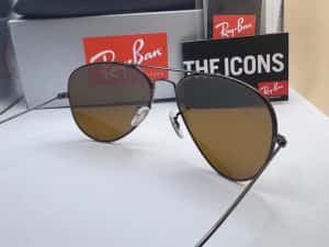 Ochelari de soare Ray Ban 3025 Aviator Noi — miniatura 5