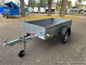 Remorca auto 750 Kg, Stema/Germania ! GRATUIT: Roata sustinere, CIV RAR si Numar Provizoriu ( 3 luni )