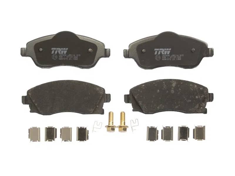 Placute frana Opel Combo Tour, 10.2001-, Corsa C (F08, F68), 09.2000-12.2009, Meriva, 05.2003-05.2010, Tigra Twintop, 06.2004-, TRW — fotografie 1 din 7