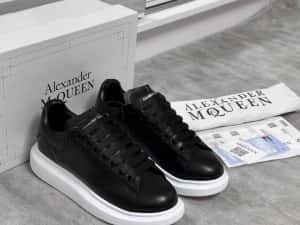 Adidasi Alexander Mcqueen piele naturala black full — miniatura 4