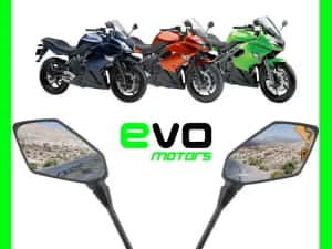 Set Oglinzi Kawasaki ER6F Z1000SX 400R 650R 2009-2012 stanga dr A327 — miniatura 8