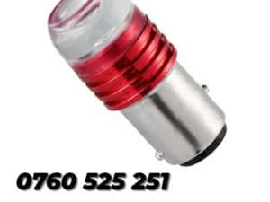 Set Două Becuri Led Cu Stroboscop Si Lumină Roșie/P21W-1157 — miniatura 2