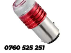Set Două Becuri Led Cu Stroboscop Si Lumină Roșie/P21W-1157 — miniatura 7