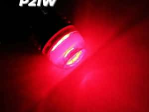 Set Două Becuri Led Cu Stroboscop Si Lumină Roșie/P21W-1157 — miniatura 9