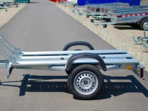 Remorca Platforma Moto Heca 220x150,3 posturi,Fabricat in RO,carte RAR — miniatura 5