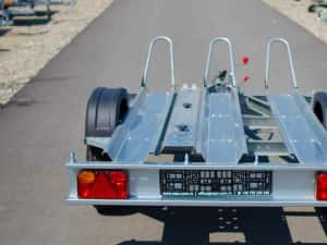 Remorca Platforma Moto Heca 220x150,3 posturi,Fabricat in RO,carte RAR — miniatura 6