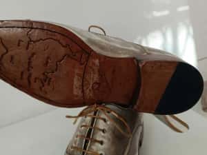 Panfofi de lux 40.5 41 41.5 oxford cap toe GREVE NOI lucrati manual — miniatura 8