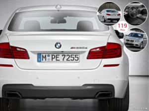 Difuzor Evacuare Ornament bara spate Tobe BMW F10 F11 M550d